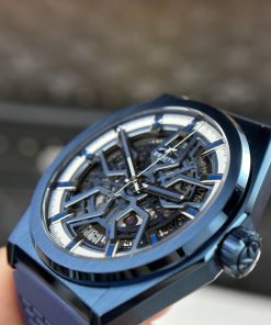 Zenith Defy Classic Replica Watches Skeleton Blue Dial LF Factory 41mm (10)