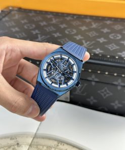 Zenith Defy Classic Replica Watches Skeleton Blue Dial LF Factory 41mm (10)