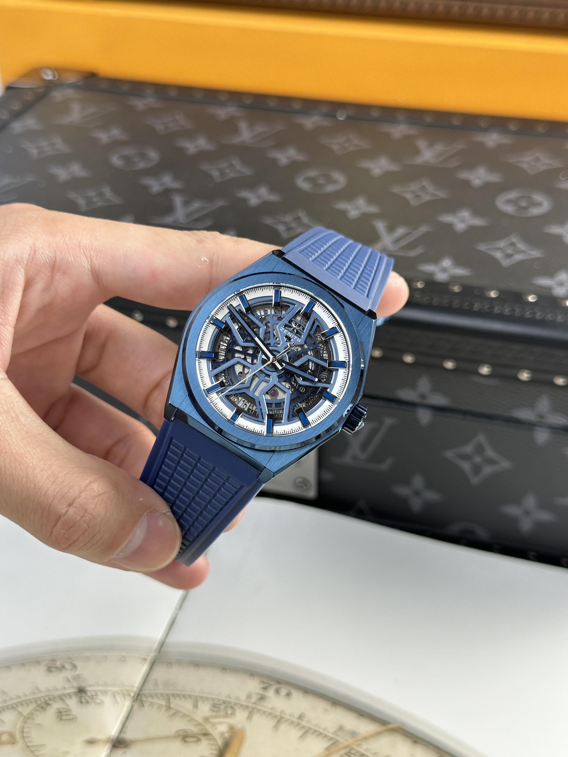 Zenith Defy Classic Replica Watches Skeleton Blue Dial LF Factory 41mm (2) Zenith Defy Classic Replica Watches Skeleton Blue Dial LF Factory 41mm (10)
