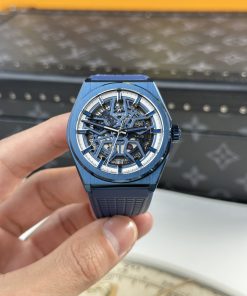 Zenith Defy Classic Replica Watches Skeleton Blue Dial LF Factory 41mm (10)