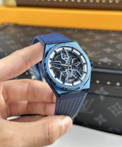 Zenith Defy Classic Replica Watches Skeleton Blue Dial LF Factory 41mm (10)