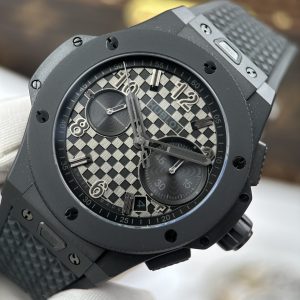 Hublot Big Bang 20th Anniversary Chronograph Ceramic Đen Replica 1 1 BBA Factory 43mm (1)