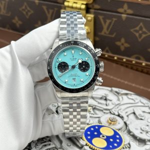 Tudor Black Bay Chronograph Super Clone Watches Tiffany Dial ZF Factory 41mm (1)