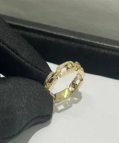 Messika Women Rings Custom 18K Gold Diamond (2)