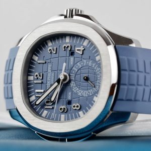 Patek Philippe Aquanaut Travel Time Reference 5164G Replica 11 Grayish Blue Dial PPF Factory 40 (1)