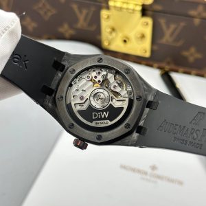 Audemars Piguet Royal Oak 15500 DiW Carbon NTPT Replica 1 1 Orange Seconds Hand 41mm (1)
