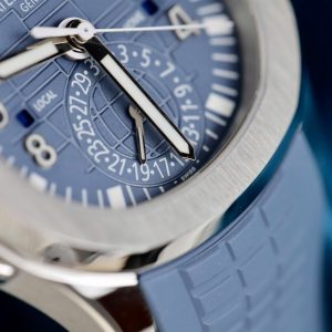 Patek Philippe Aquanaut Travel Time Reference 5164G Replica 11 Grayish Blue Dial PPF Factory 40 (1)