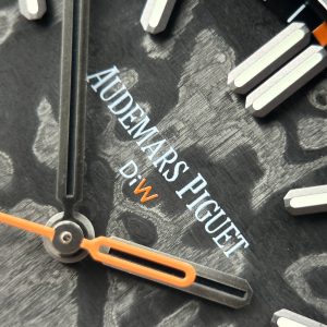 Audemars Piguet Royal Oak 15500 DiW Carbon NTPT Replica 1 1 Orange Seconds Hand 41mm (1)