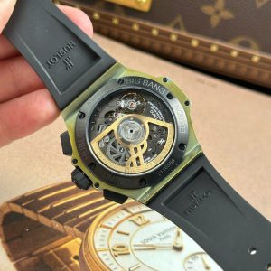 Hublot Big Bang 20th Anniversary Chronograph Black Dial Replica 1 1 BBA Factory 43mm (1)