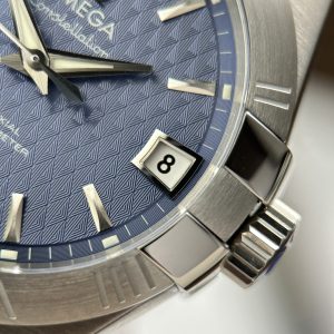 Omega Constellation Co-Axial Replica 1 1 Blue Dial VS Factory 38mm (1)