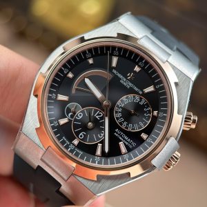 Vacheron Constantin Overseas Dual Time 47450 Demi Rose Gold Replica 1 1 9F Factory 42mm (1)