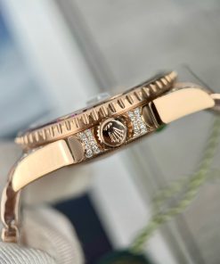Rolex GMT-Master II 126755 SARU 18K Gold Wrapped Custom Moissanite Sapphire 41mm (3)