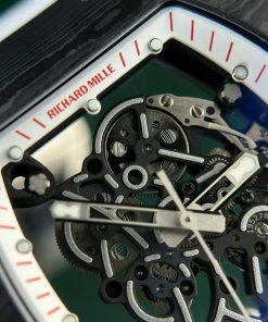 Richard Mille Best Replica Watch White Rubber Strap Carbon NTPT ZF Factory (13)