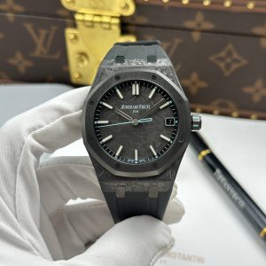 Audemars Piguet Royal Oak 15500 DiW Carbon NTPT Replica Blue Second Hand 41mm (1)
