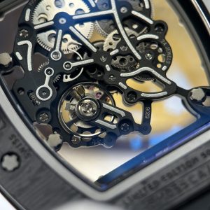 Richard Mille RM055 Carbon NTPT Replica Watches White Dial ZF Factory 49.9×42 (1)