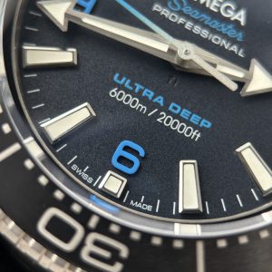 Omega Seamaster Planet Ocean 6000M Ultra Deep Titanium Rep 1 1 Black Dial VS Factory 45 (1)