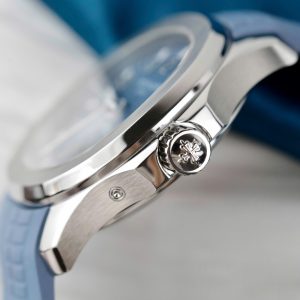 Patek Philippe Aquanaut Travel Time Reference 5164G Replica 11 Grayish Blue Dial PPF Factory 40 (1)