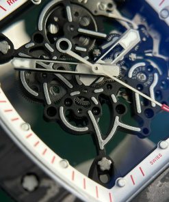 Richard Mille Best Replica Watch White Rubber Strap Carbon NTPT ZF Factory (13)