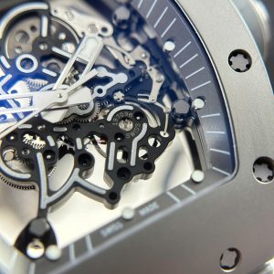 Richard Mille RM055 Bubba Watson Grey Boutique Edition Replica Watch Rubber Strap ZF Factory 42.7 x 49 (1)