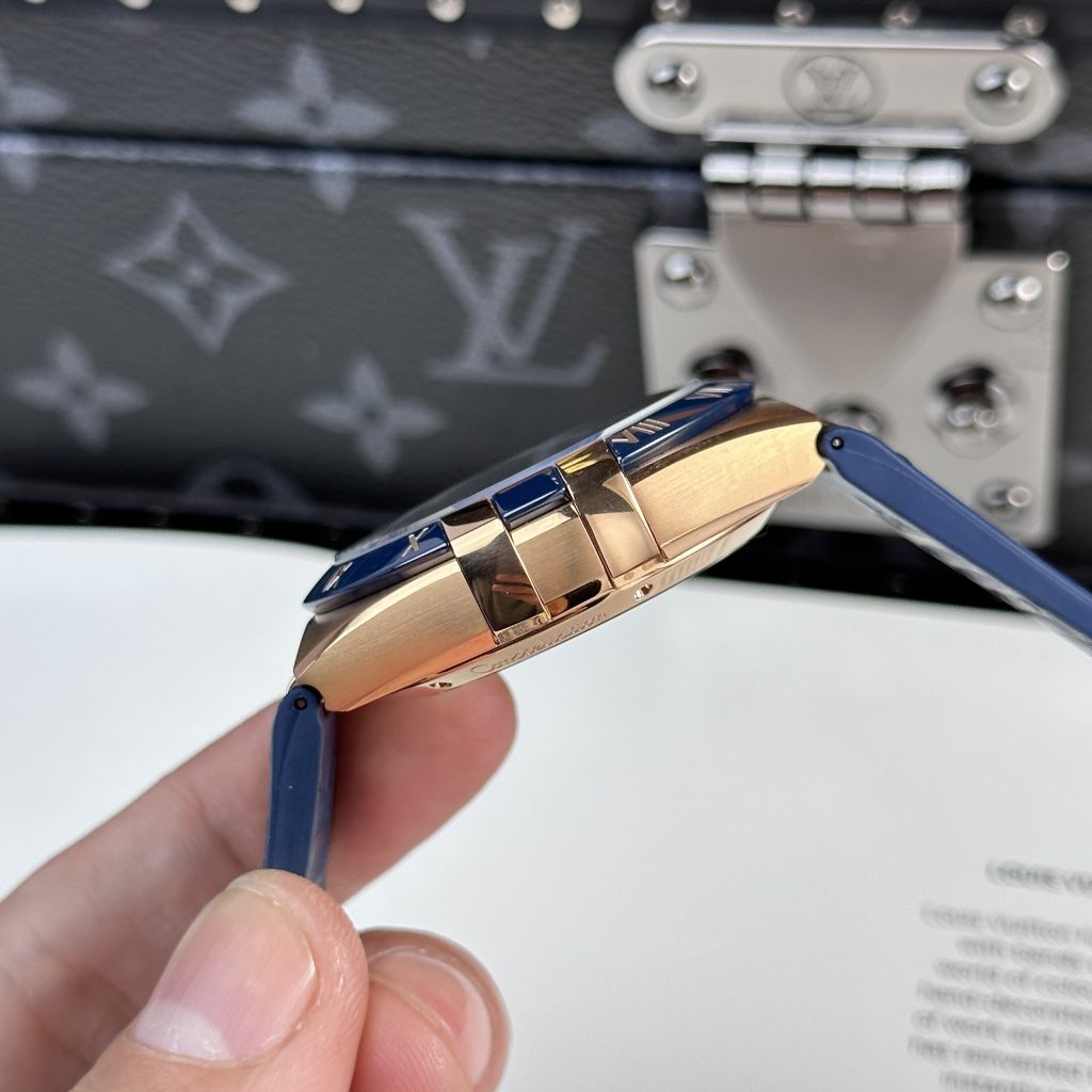 Omega Constellation Rose Gold Blue Color VS Factory 41mm (1)