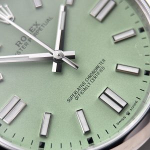 Rolex Oyster Perpetual 134300 Replica Watch Pistachio Dial VS Factory 41mm (1)