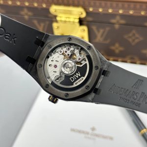 Audemars Piguet Royal Oak 15500 DiW Carbon NTPT Super Clone Watches Second Hand Yellow 41mm (1)
