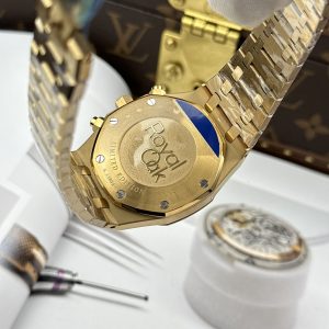 Audemars Piguet Royal Oak Chronograph 26331 Yellow Gold Green Dial APS Factory 41mm (1)