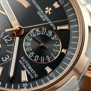 Vacheron Constantin Overseas Dual Time 47450 Demi Rose Gold Replica 1 1 9F Factory 42mm (1)