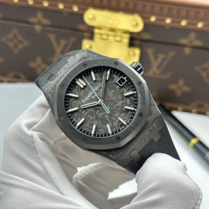 Audemars Piguet Royal Oak 15500 DiW Carbon NTPT Replica Blue Second Hand 41mm (1)