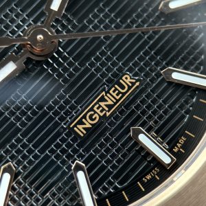 IWC Ingenieur Super Clone Watches Rose Gold With Black Dial GH Factory 40mm (1)