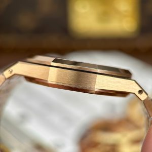 Audemars Piguet Royal Oak Jumbo Extra-thin Openworked 16204 Rose Gold Rep 1 1 APS Factory 41mm (1)